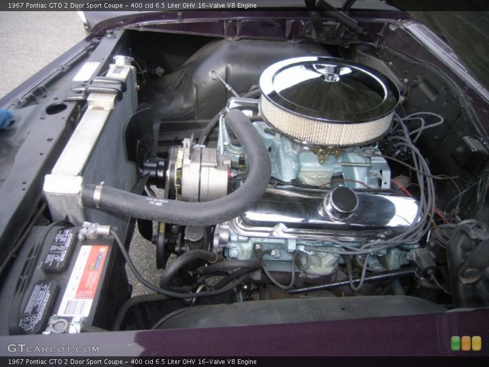 400 cid 6.5 Liter OHV 16-Valve V8 Engine for the 1967 Pontiac GTO #48302926