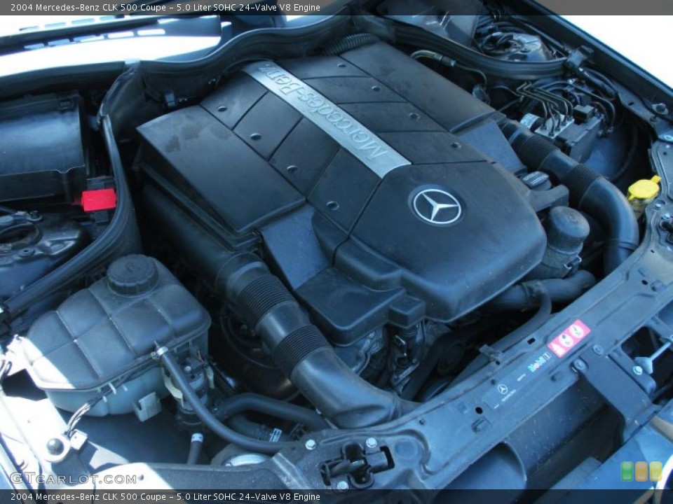 5.0 Liter SOHC 24-Valve V8 Engine for the 2004 Mercedes-Benz CLK #48308482