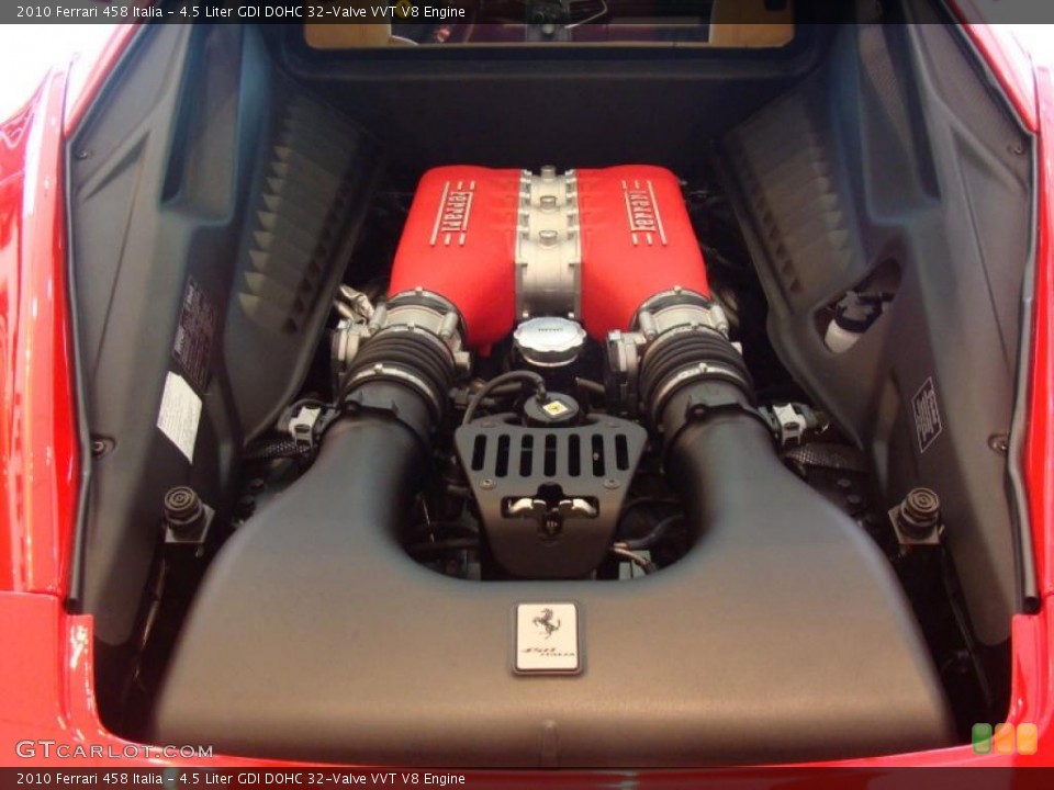 4.5 Liter GDI DOHC 32-Valve VVT V8 Engine for the 2010 Ferrari 458 #48310048
