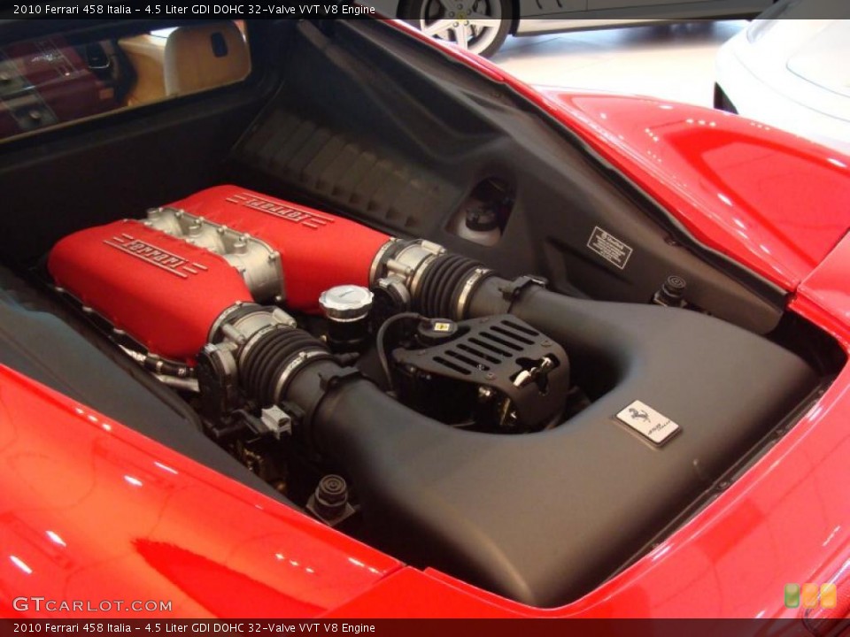 4.5 Liter GDI DOHC 32-Valve VVT V8 Engine for the 2010 Ferrari 458 #48310063