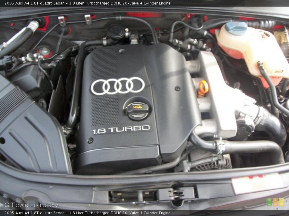 1.8 Liter Turbocharged DOHC 20-Valve 4 Cylinder Engine for the 2005 Audi A4 #48310777