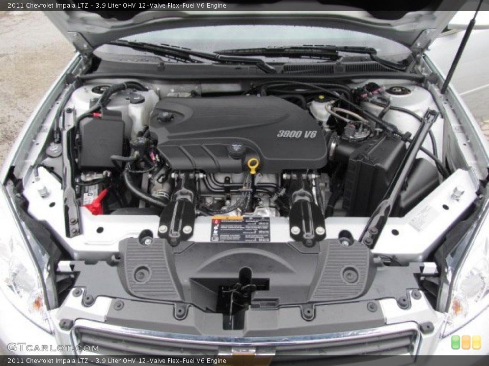3.9 Liter OHV 12-Valve Flex-Fuel V6 Engine for the 2011 Chevrolet Impala #48311914