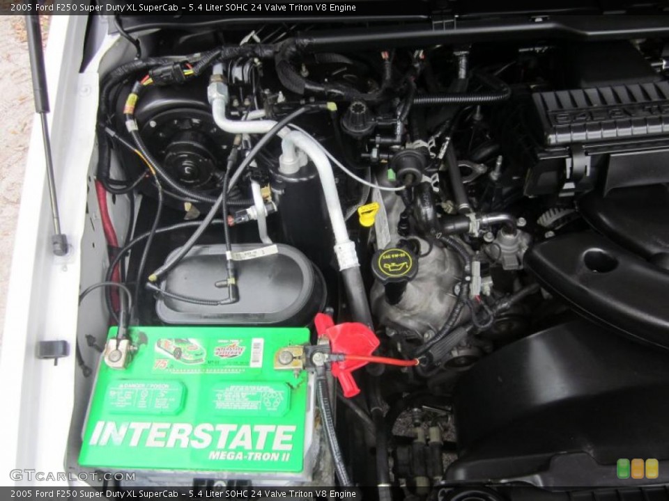 5.4 Liter SOHC 24 Valve Triton V8 Engine for the 2005 Ford F250 Super Duty #48315322