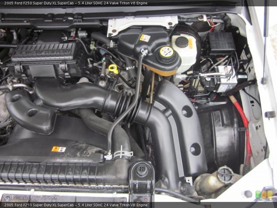 5.4 Liter SOHC 24 Valve Triton V8 Engine for the 2005 Ford F250 Super Duty #48315346