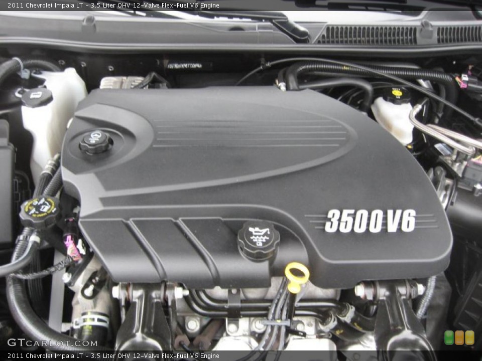3.5 Liter OHV 12-Valve Flex-Fuel V6 Engine for the 2011 Chevrolet Impala #48316111