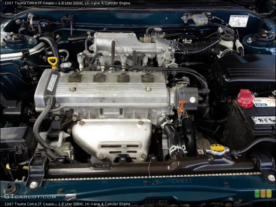 1.8 Liter DOHC 16-Valve 4 Cylinder 1997 Toyota Celica Engine