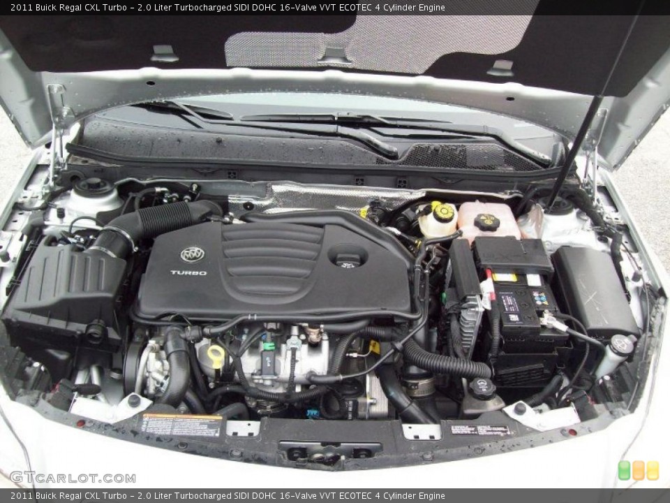 2.0 Liter Turbocharged SIDI DOHC 16-Valve VVT ECOTEC 4 Cylinder Engine for the 2011 Buick Regal #48319175
