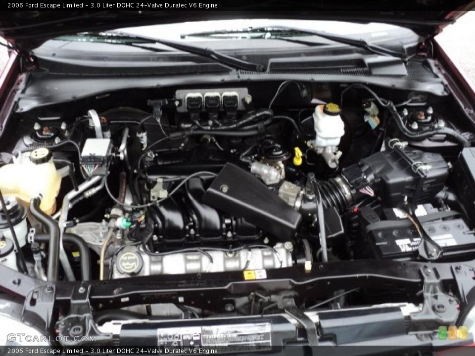 30 Liter Dohc 24 Valve Duratec V6 Engine For The 2006 Ford Escape