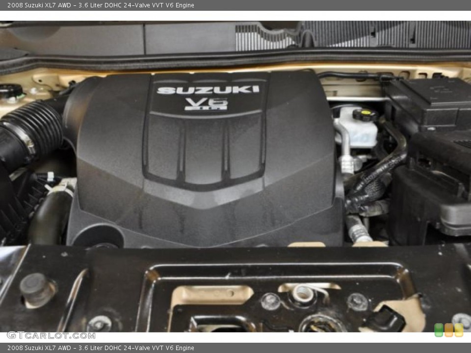 3.6 Liter DOHC 24-Valve VVT V6 Engine for the 2008 Suzuki XL7 #48322229
