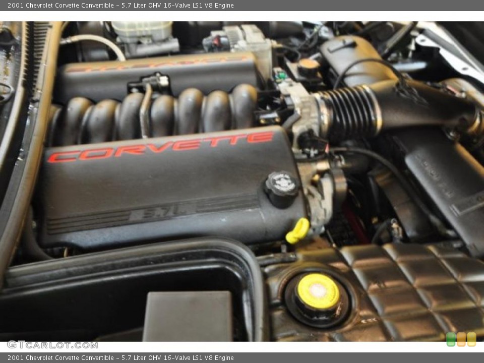 5.7 Liter OHV 16-Valve LS1 V8 Engine for the 2001 Chevrolet Corvette #48322625