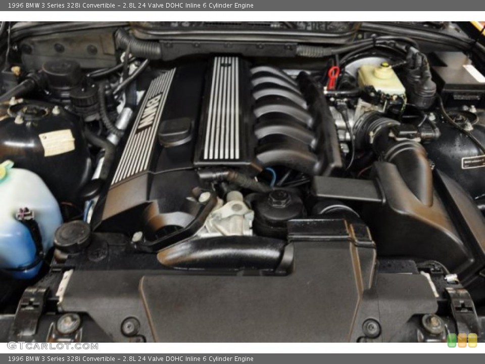 2.8L 24 Valve DOHC Inline 6 Cylinder Engine for the 1996 BMW 3 Series #48324068