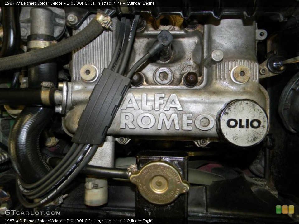 2.0L DOHC Fuel Injected Inline 4 Cylinder Engine for the 1987 Alfa Romeo Spider #48324833
