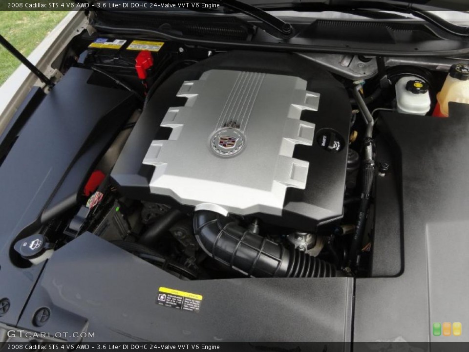 3.6 Liter DI DOHC 24-Valve VVT V6 Engine for the 2008 Cadillac STS #48330349