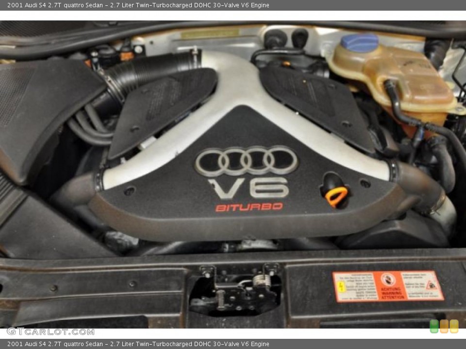 2.7 Liter Twin-Turbocharged DOHC 30-Valve V6 Engine for the 2001 Audi S4 #48343225