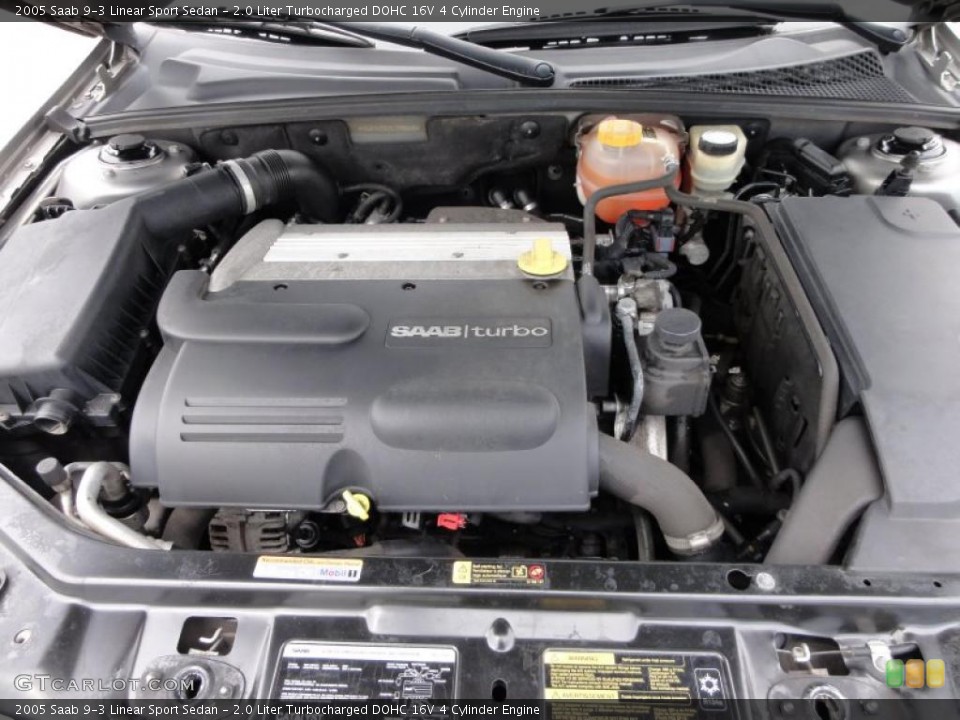 2.0 Liter Turbocharged DOHC 16V 4 Cylinder Engine for the 2005 Saab 9-3 #48343282
