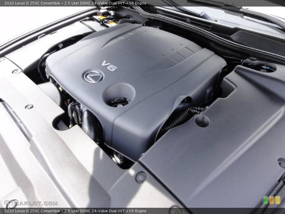 2.5 Liter DOHC 24-Valve Dual VVT-i V6 Engine for the 2010 Lexus IS #48343963