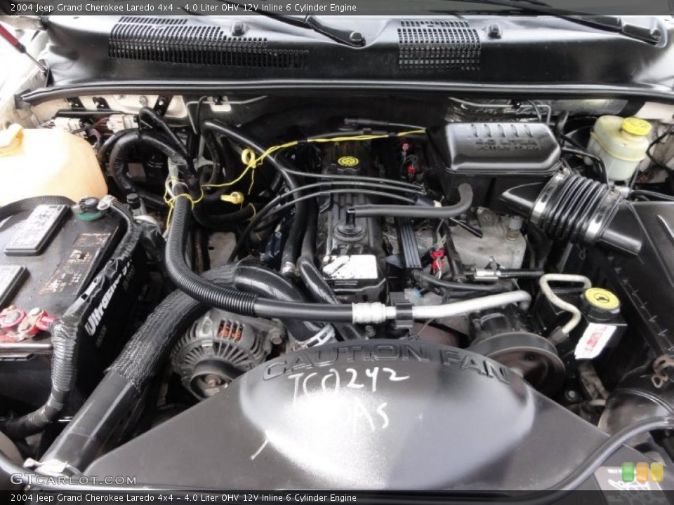 4.0 Liter OHV 12V Inline 6 Cylinder Engine for the 2004 Jeep Grand Cherokee #48344887