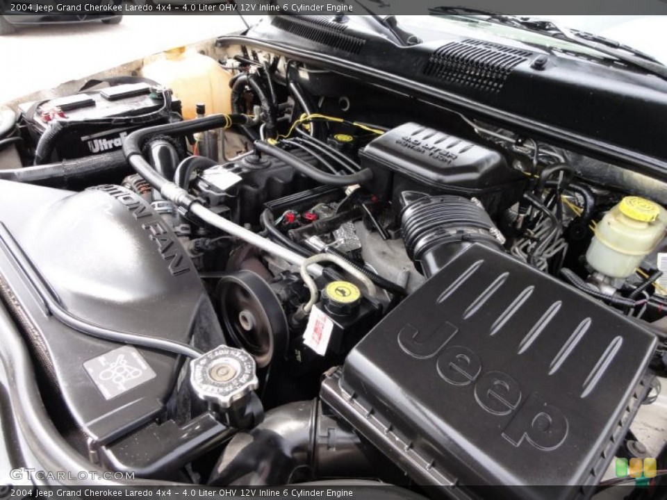 4.0 Liter OHV 12V Inline 6 Cylinder Engine for the 2004 Jeep Grand Cherokee #48344902