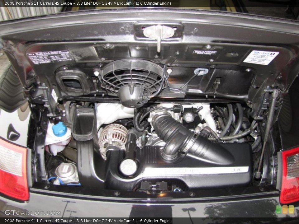 3.8 Liter DOHC 24V VarioCam Flat 6 Cylinder Engine for the 2008 Porsche 911 #48349069