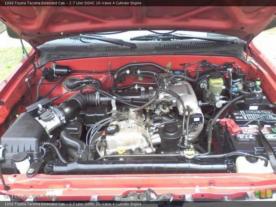 2.7 Liter DOHC 16-Valve 4 Cylinder 1999 Toyota Tacoma Engine