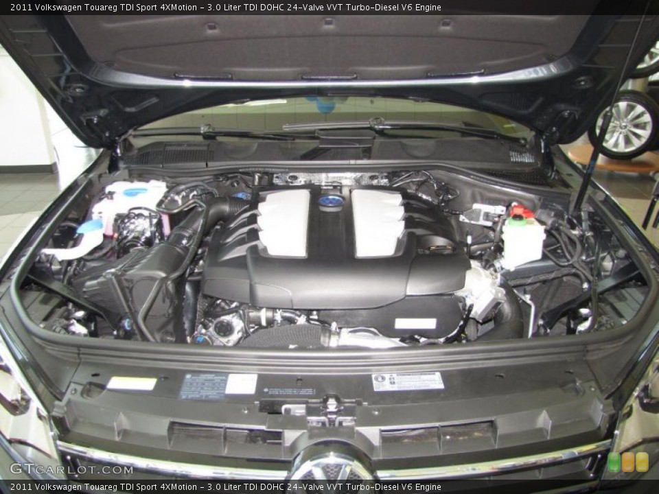 3.0 Liter TDI DOHC 24-Valve VVT Turbo-Diesel V6 Engine for the 2011 Volkswagen Touareg #48360844