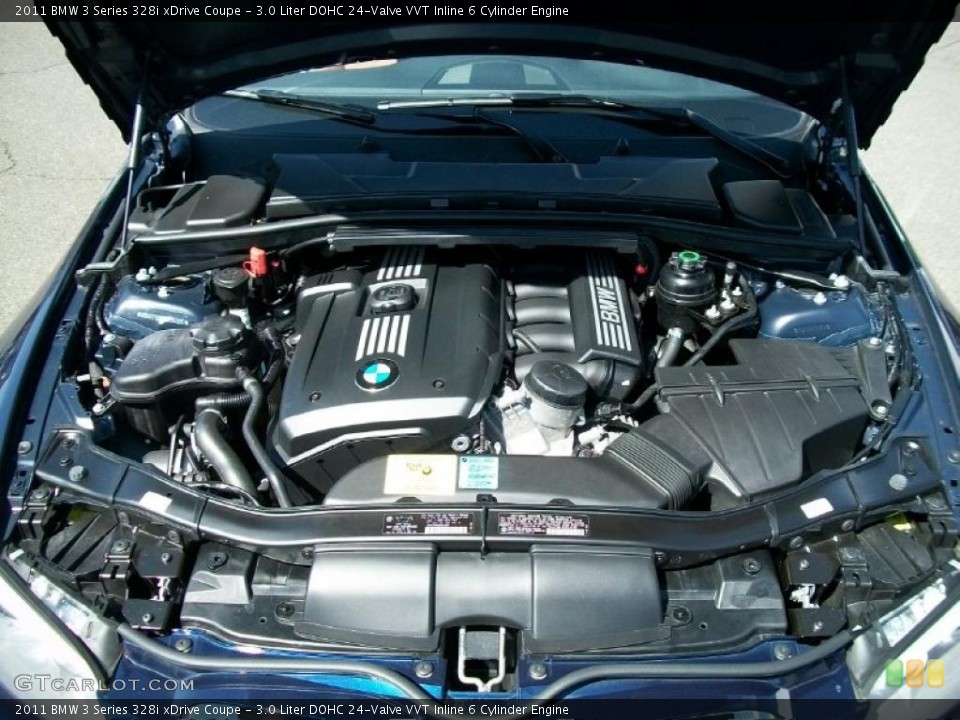 3.0 Liter DOHC 24-Valve VVT Inline 6 Cylinder Engine for the 2011 BMW 3 Series #48365053