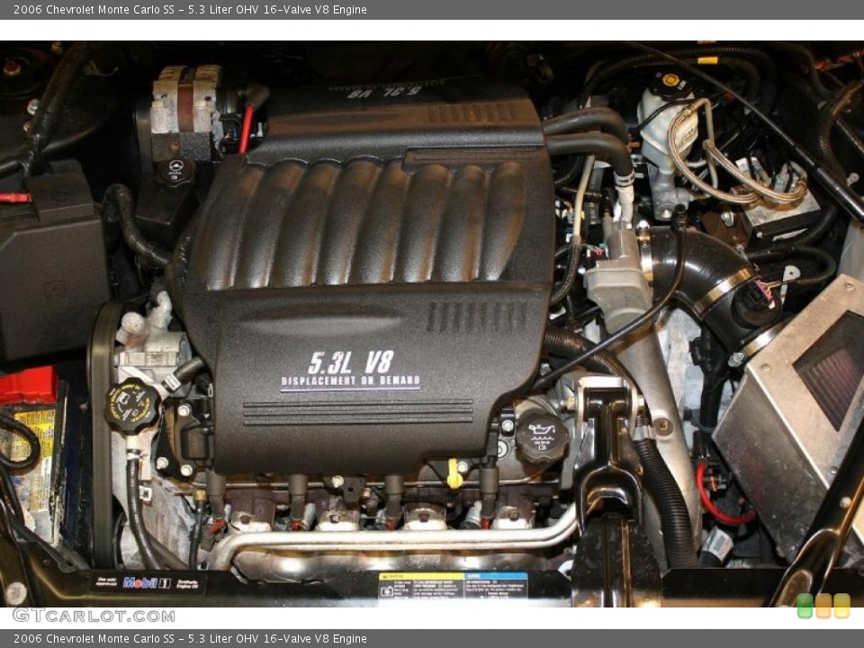 5.3 Liter OHV 16-Valve V8 Engine for the 2006 Chevrolet Monte Carlo #48375545