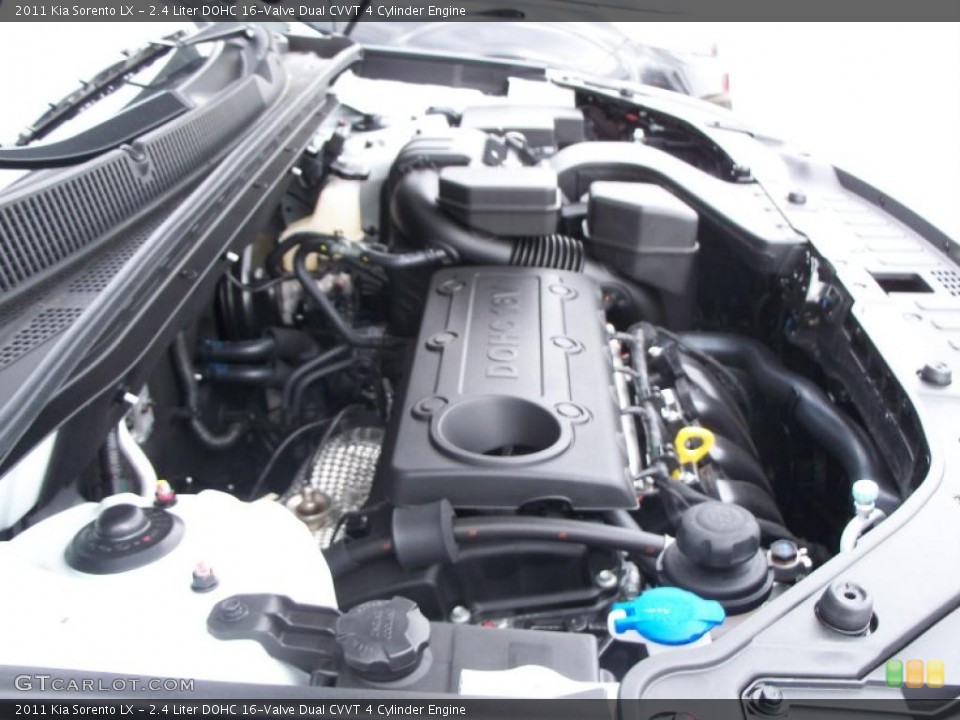 2.4 Liter DOHC 16-Valve Dual CVVT 4 Cylinder Engine for the 2011 Kia Sorento #48381839