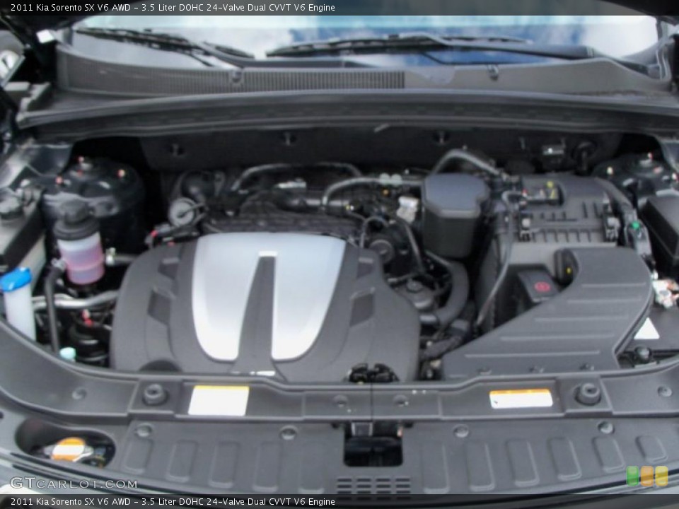 3.5 Liter DOHC 24-Valve Dual CVVT V6 Engine for the 2011 Kia Sorento #48381947