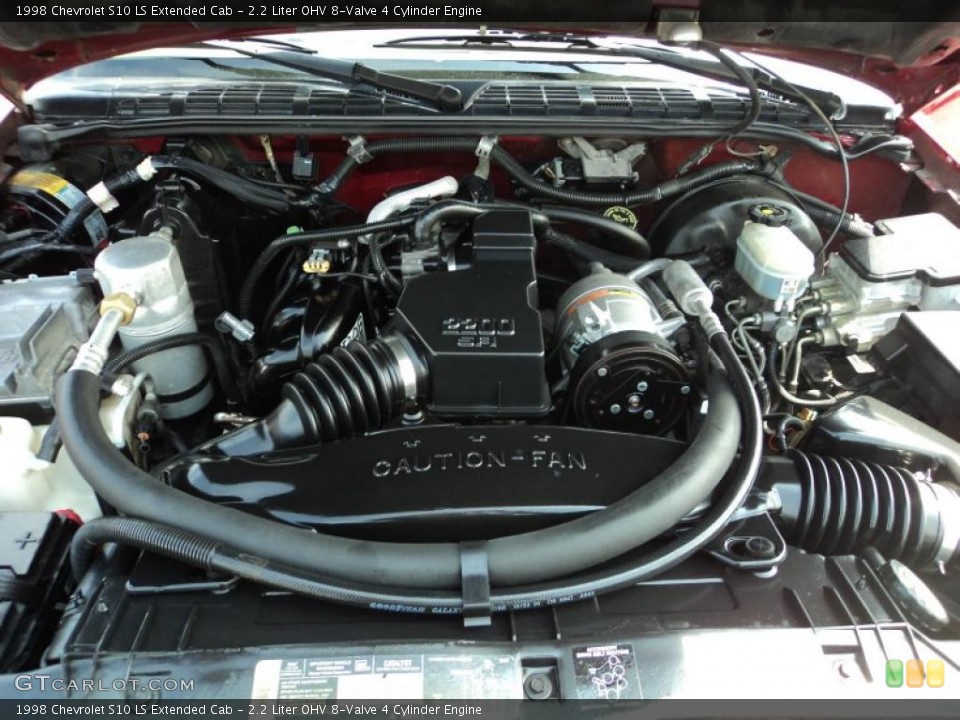 2.2 Liter OHV 8-Valve 4 Cylinder Engine for the 1998 Chevrolet S10 #48383405