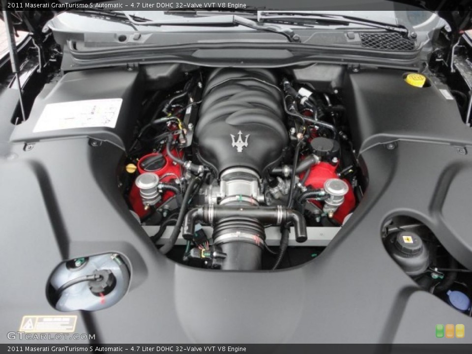 4.7 Liter DOHC 32-Valve VVT V8 Engine for the 2011 Maserati GranTurismo #48388962