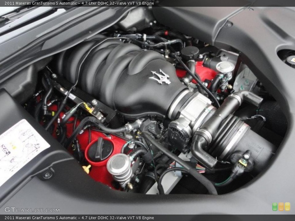 4.7 Liter DOHC 32-Valve VVT V8 Engine for the 2011 Maserati GranTurismo #48389013