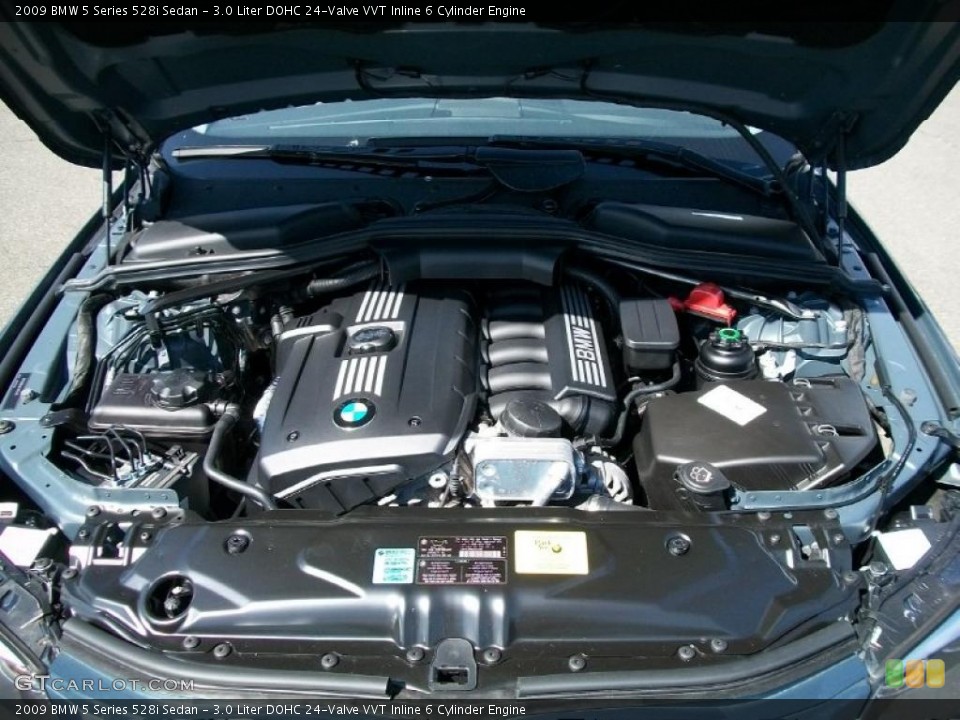 3.0 Liter DOHC 24-Valve VVT Inline 6 Cylinder Engine for the 2009 BMW 5 Series #48397398