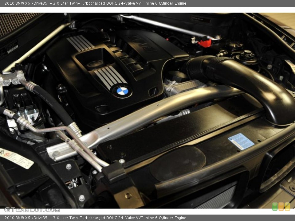 3.0 Liter Twin-Turbocharged DOHC 24-Valve VVT Inline 6 Cylinder Engine for the 2010 BMW X6 #48405829