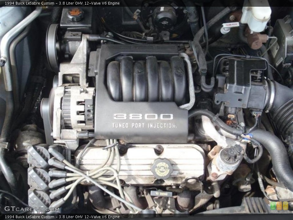 3.8 Liter OHV 12-Valve V6 Engine for the 1994 Buick LeSabre #48406786