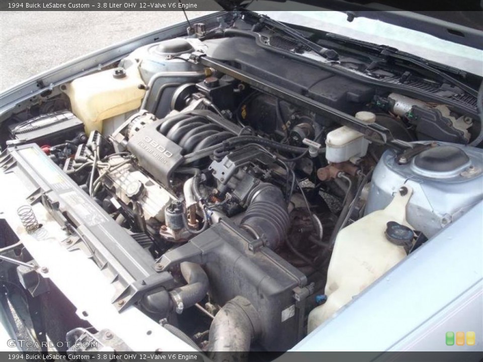 3.8 Liter OHV 12-Valve V6 Engine for the 1994 Buick LeSabre #48406798