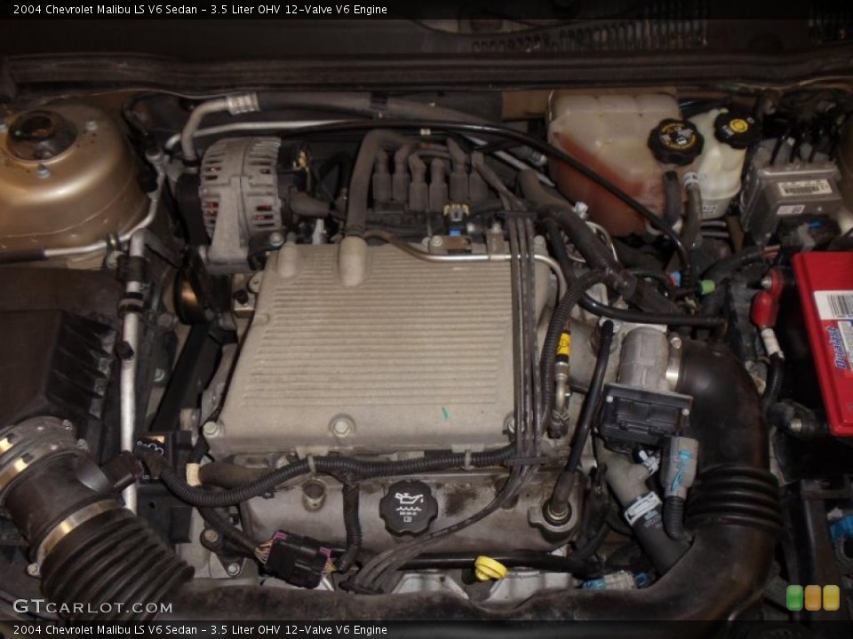 3.5 Liter OHV 12-Valve V6 Engine for the 2004 Chevrolet Malibu #48409675