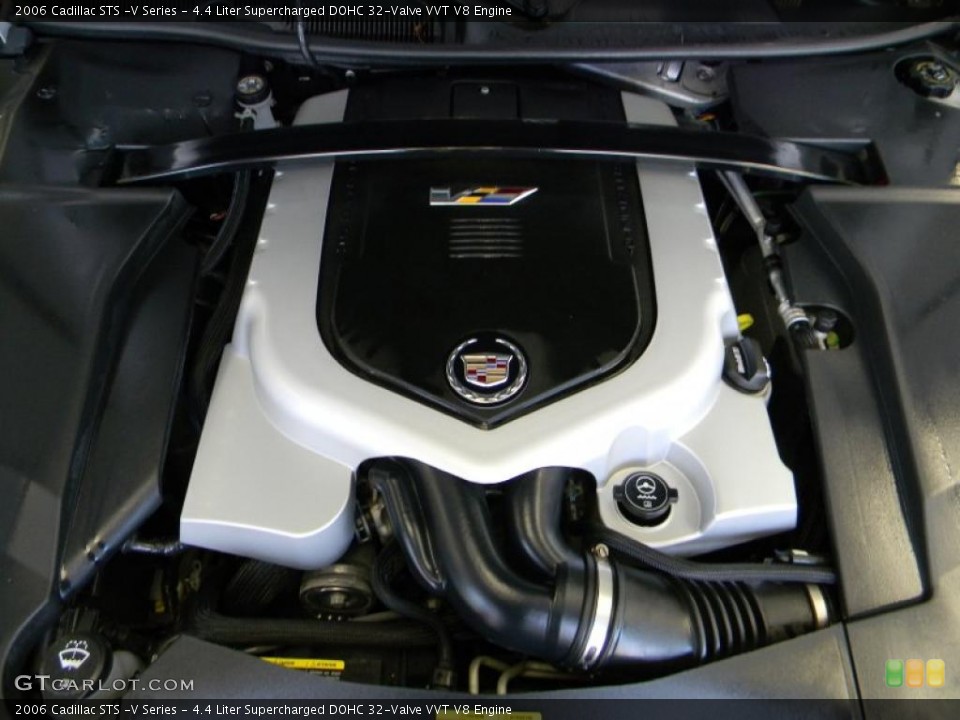4.4 Liter Supercharged DOHC 32-Valve VVT V8 Engine for the 2006 Cadillac STS #48413944