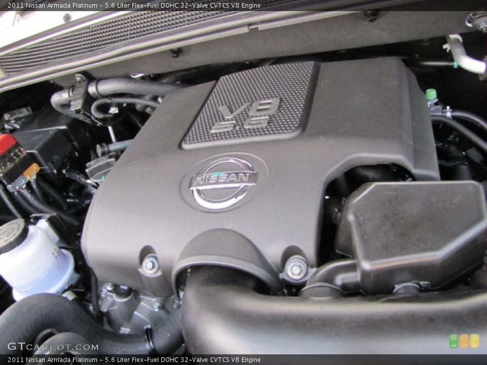 5.6 Liter Flex-Fuel DOHC 32-Valve CVTCS V8 Engine for the 2011 Nissan Armada #48416995