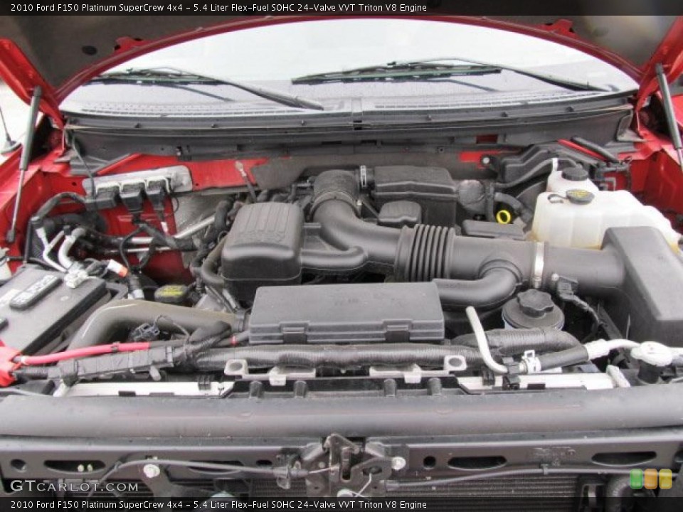 5.4 Liter Flex-Fuel SOHC 24-Valve VVT Triton V8 Engine for the 2010 Ford F150 #48418108