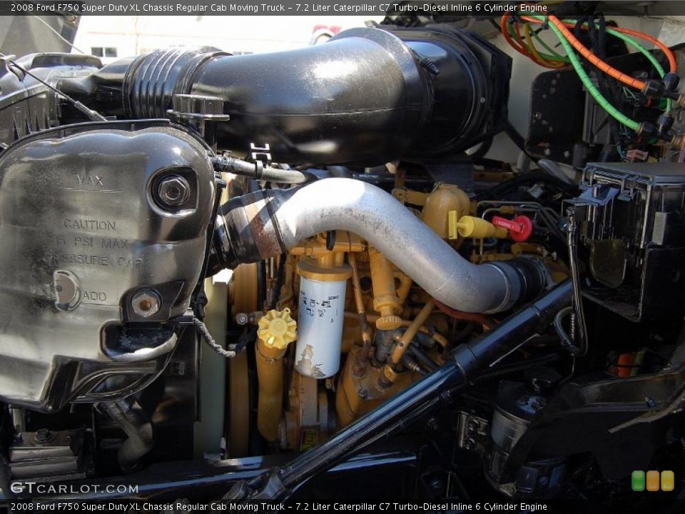 7.2 Liter Caterpillar C7 Turbo-Diesel Inline 6 Cylinder Engine for the 2008 Ford F750 Super Duty #48421453