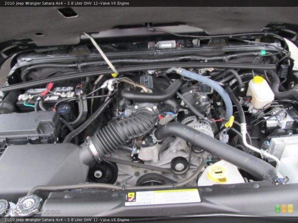 3.8 Liter OHV 12-Valve V6 Engine for the 2010 Jeep Wrangler #48423103