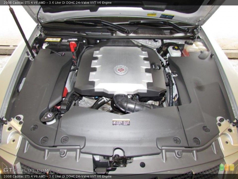 3.6 Liter DI DOHC 24-Valve VVT V6 Engine for the 2008 Cadillac STS #48431853
