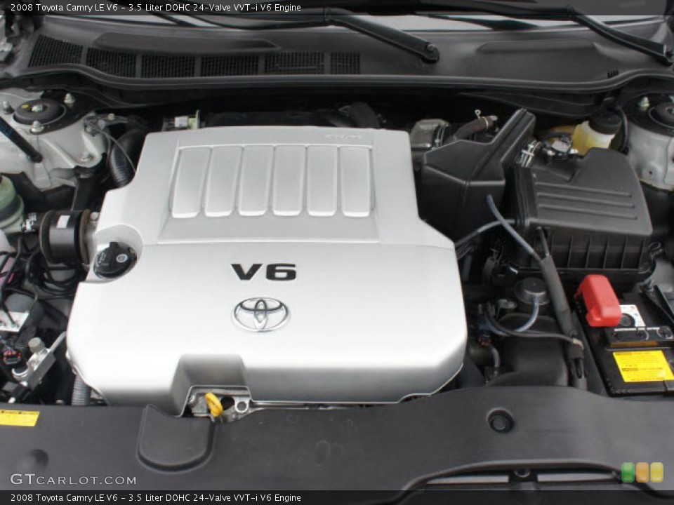 3.5 Liter DOHC 24-Valve VVT-i V6 2008 Toyota Camry Engine