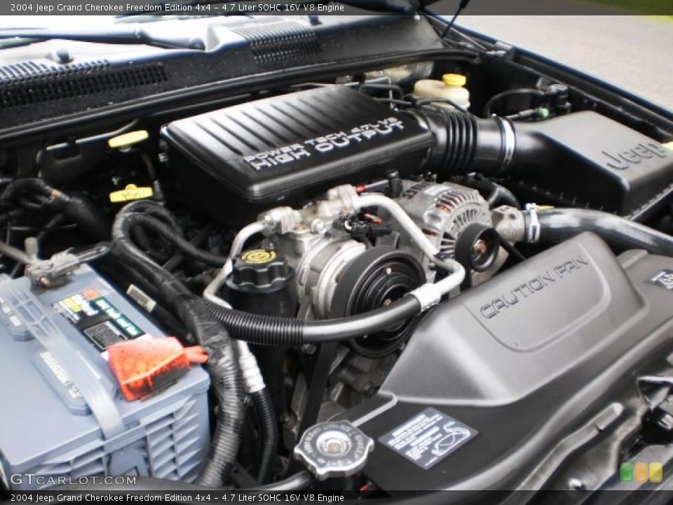 4.7 Liter SOHC 16V V8 Engine for the 2004 Jeep Grand Cherokee #48440349