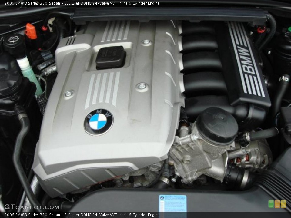 3.0 Liter DOHC 24-Valve VVT Inline 6 Cylinder Engine for the 2006 BMW 3 Series #48444627