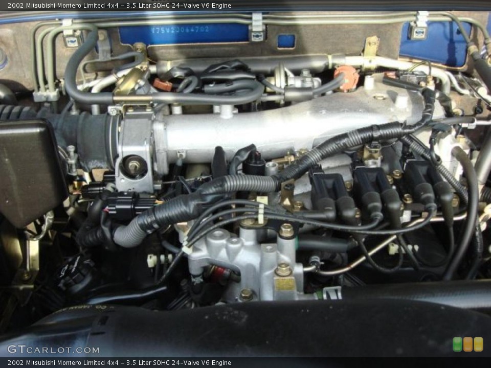 3.5 Liter SOHC 24-Valve V6 Engine for the 2002 Mitsubishi Montero #48446334