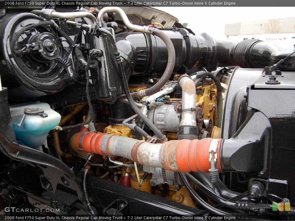 7.2 Liter Caterpillar C7 Turbo-Diesel Inline 6 Cylinder Engine for the 2008 Ford F750 Super Duty #48452071