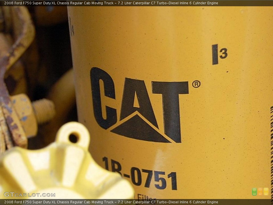 7.2 Liter Caterpillar C7 Turbo-Diesel Inline 6 Cylinder Engine for the 2008 Ford F750 Super Duty #48452086