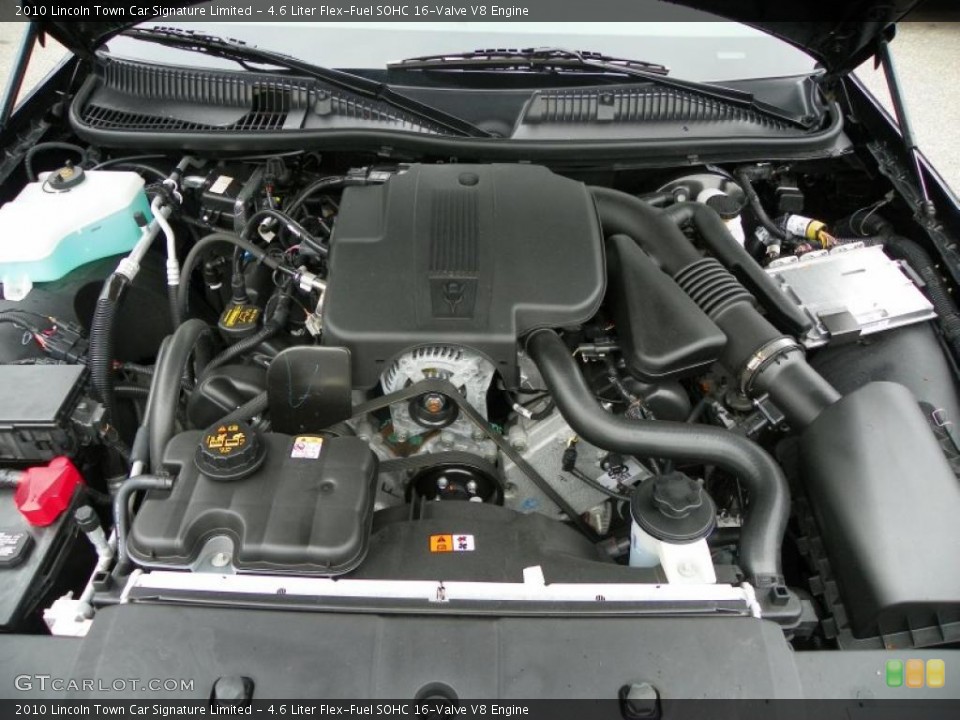 4.6 Liter Flex-Fuel SOHC 16-Valve V8 Engine for the 2010 Lincoln Town Car #48462267